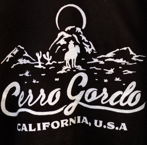 Cerro Gordo California Hoodie (Black) [GLOW IN THE DARK]