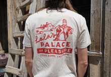 Load image into Gallery viewer, Lola&#39;s Palace of Pleasure T-Shirt (Red Font)